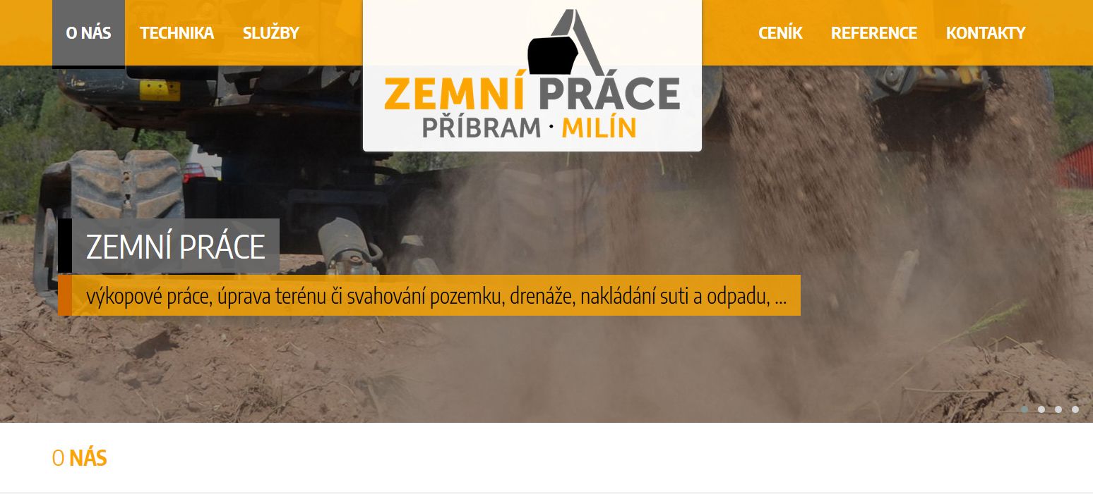 ZEMNÍ PRÁCE PŘÍBRAM • MILÍN ....... reference KAO.cz