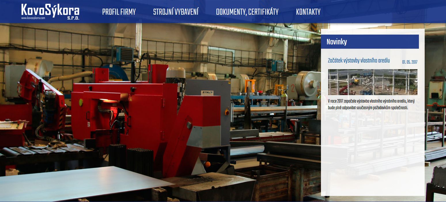 KOVOSÝKORA.com ....... reference KAO.cz