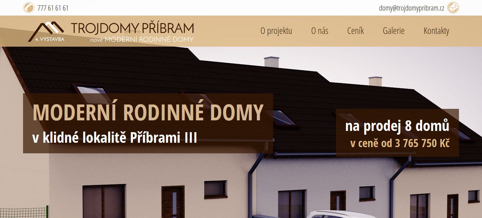 TROJDOMY PŘÍBRAM.cz ....... reference KAO.cz