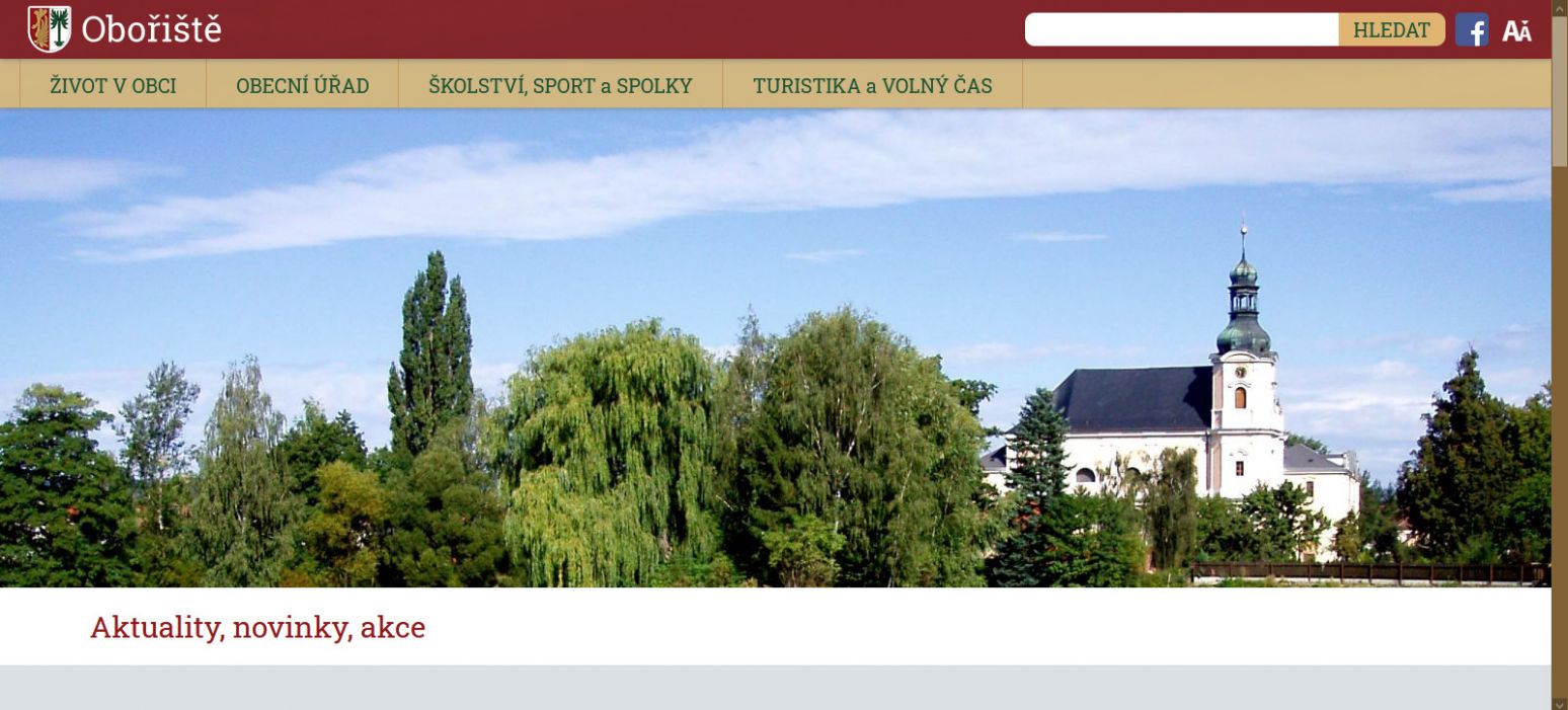 Obec Obořiště ....... reference KAO.cz