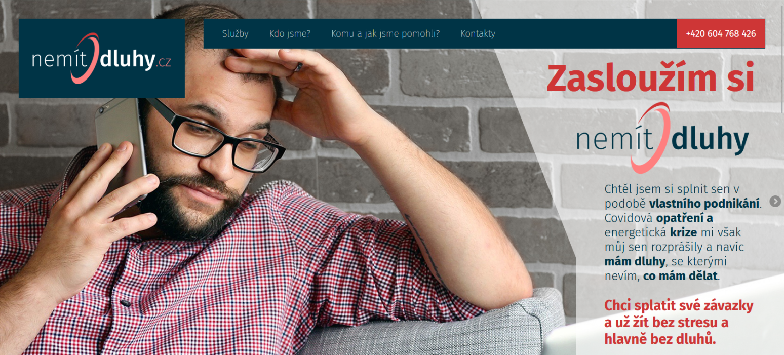 NemítDluhy.cz ....... reference KAO.cz