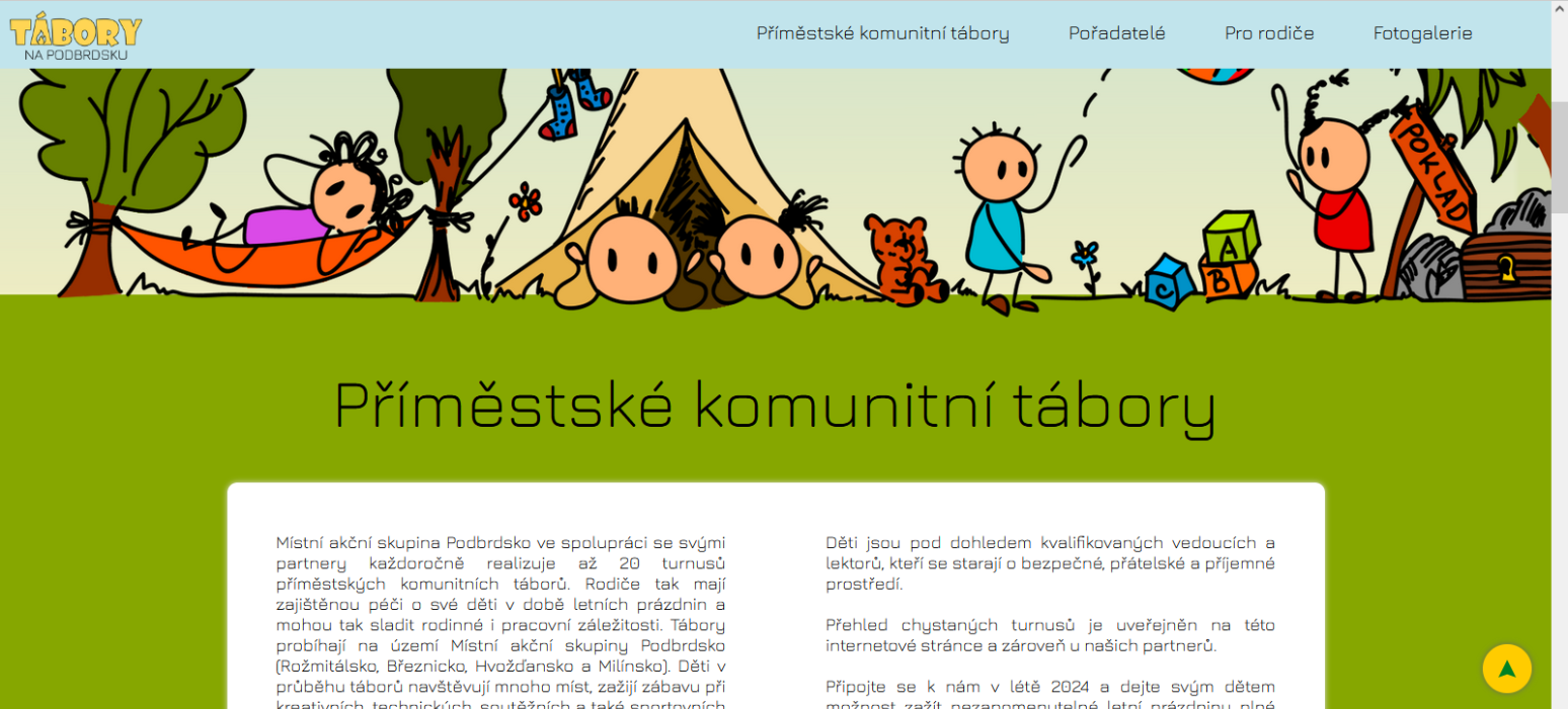 TÁBORY NA PODBRDSKU ....... reference KAO.cz