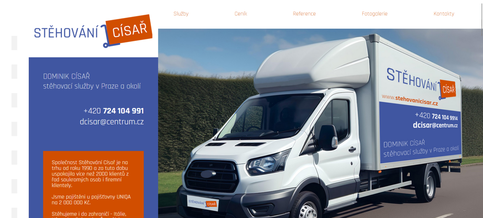 Stěhování Císař ....... reference KAO.cz